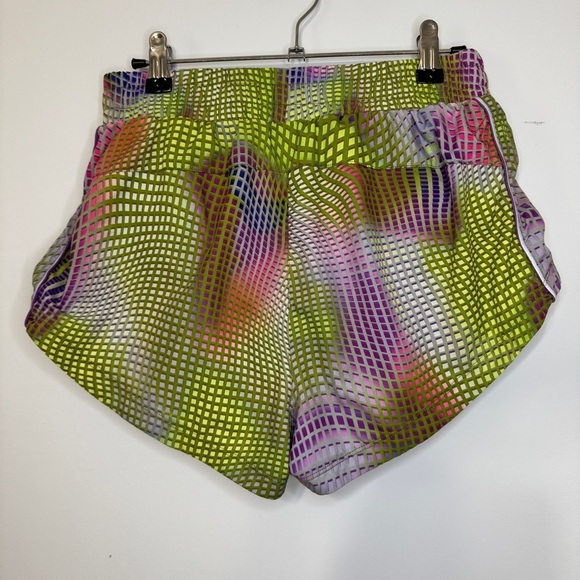 Fabletics Neon Mesh Running Shorts Size Small | Vibrant Festival Activewear - Picture 2 of 9